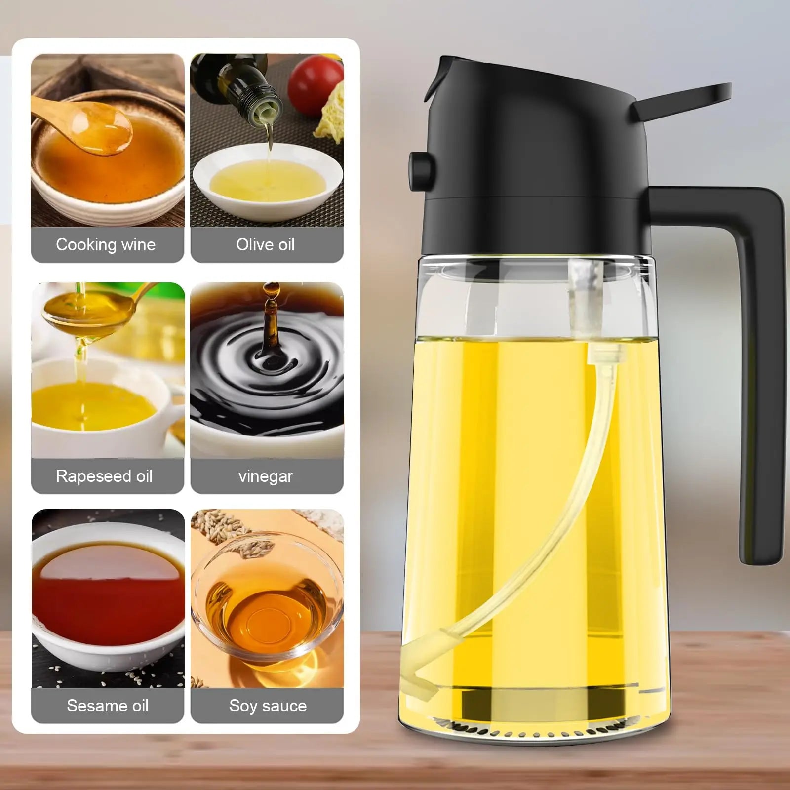 Gadgestix – OilMaster™: Präziser Ölsprüher für gesundes Kochen