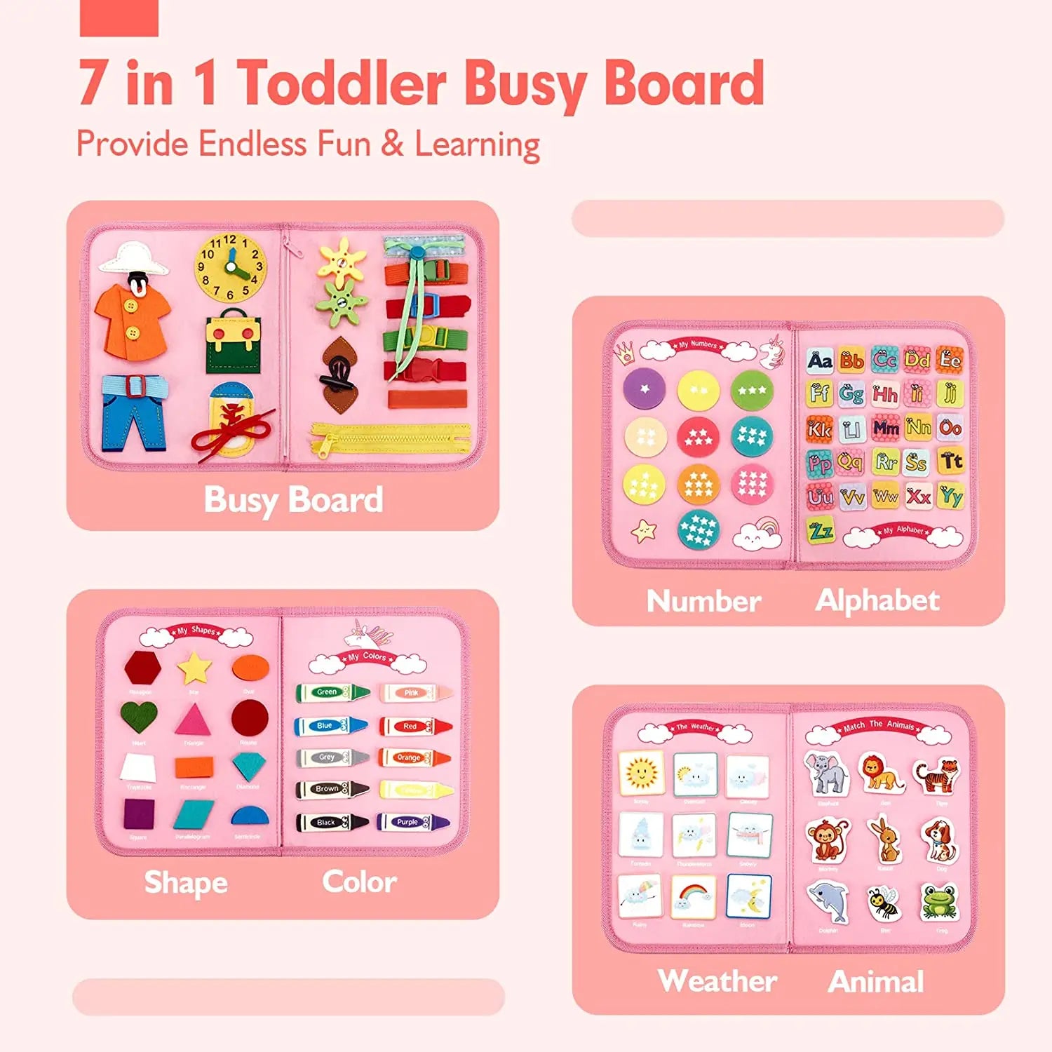 Gadgestix – TravelBusy™: Das kompakte Montessori-Aktivitätsboard für unterwegs