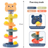 Gadgestix – RolliTower™ Das bunte Kugelbahn-Stapelspiel für kleine Entdecker