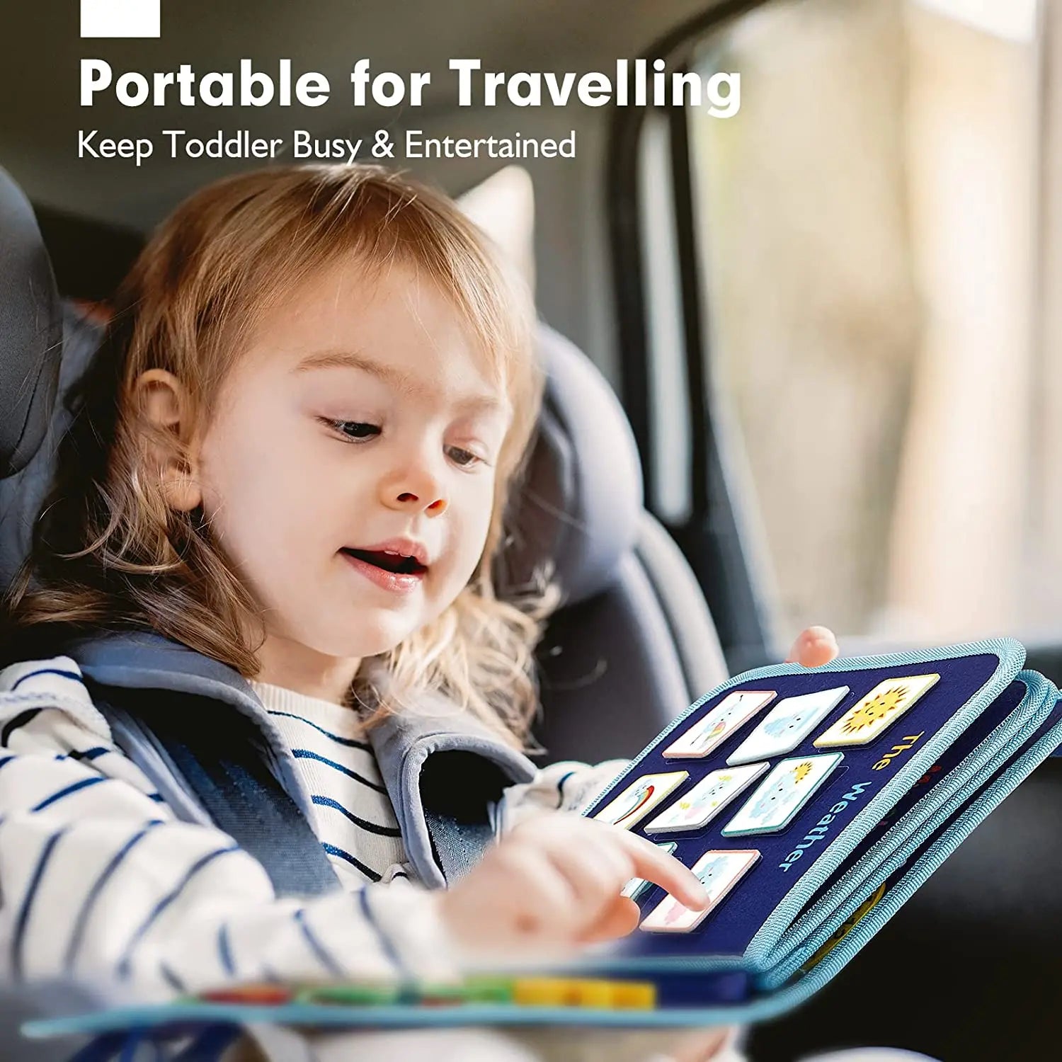 Gadgestix – TravelBusy™: Das kompakte Montessori-Aktivitätsboard für unterwegs