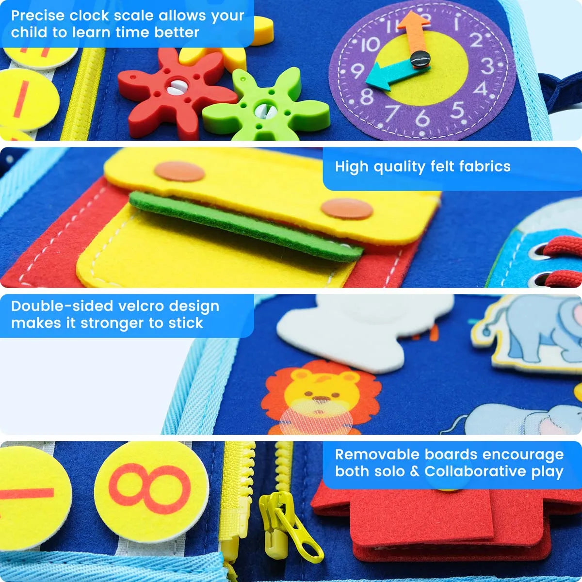 Gadgestix – TravelBusy™: Das kompakte Montessori-Aktivitätsboard für unterwegs