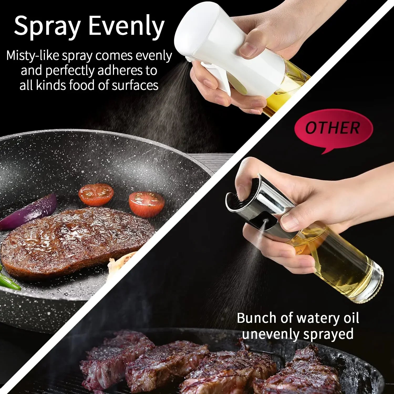 Gadgestix – OilMaster™: Präziser Ölsprüher für gesundes Kochen