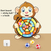 Gadgestix – StickyFun™ Montessori-Dartspiel für Kinder mit süßen Tiermotiven
