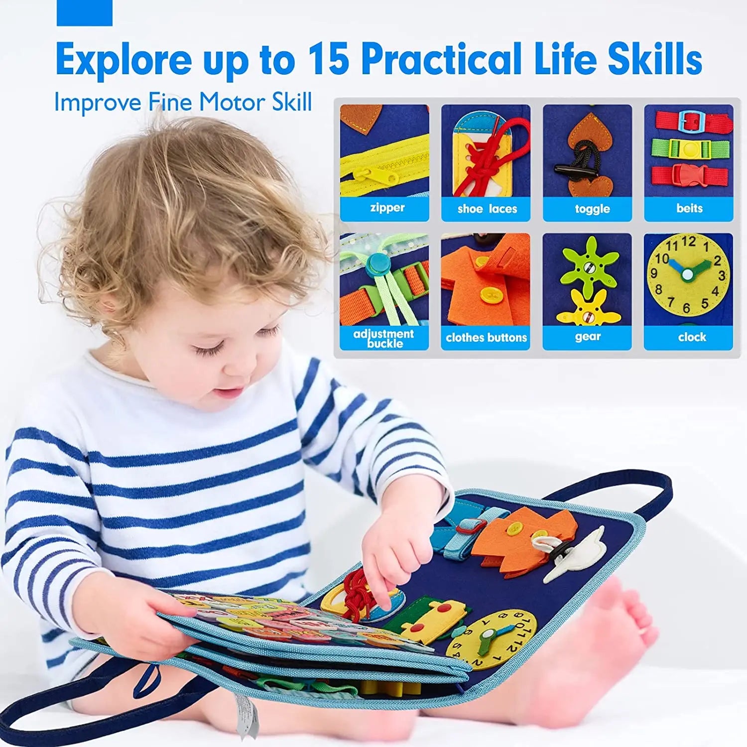 Gadgestix – TravelBusy™: Das kompakte Montessori-Aktivitätsboard für unterwegs