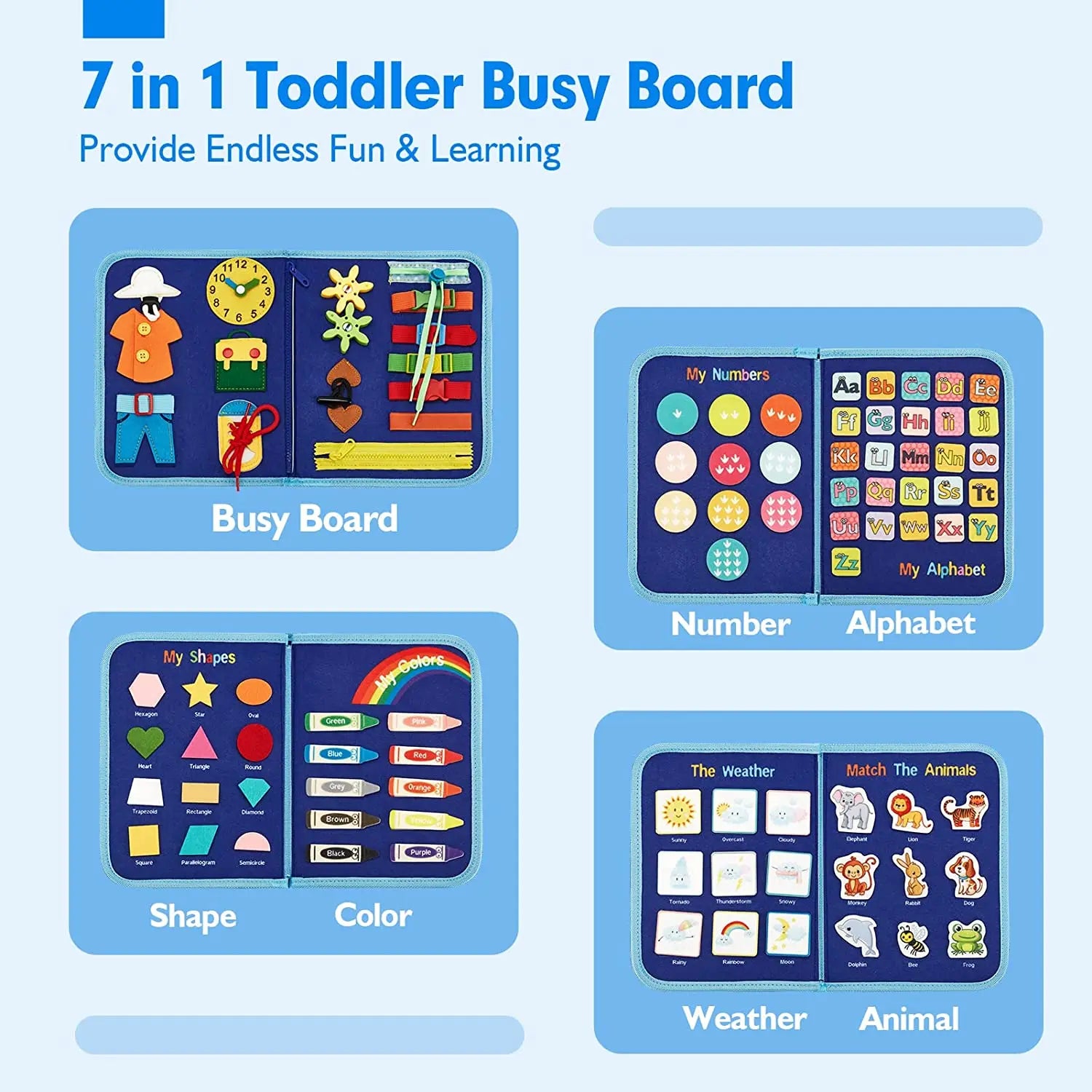 Gadgestix – TravelBusy™: Das kompakte Montessori-Aktivitätsboard für unterwegs