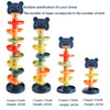 Gadgestix – RolliTower™ Das bunte Kugelbahn-Stapelspiel für kleine Entdecker