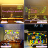 Gadgestix – GlowNote™: LED-Schreibtafel mit Nachtlicht & 7 bunten Stiften
