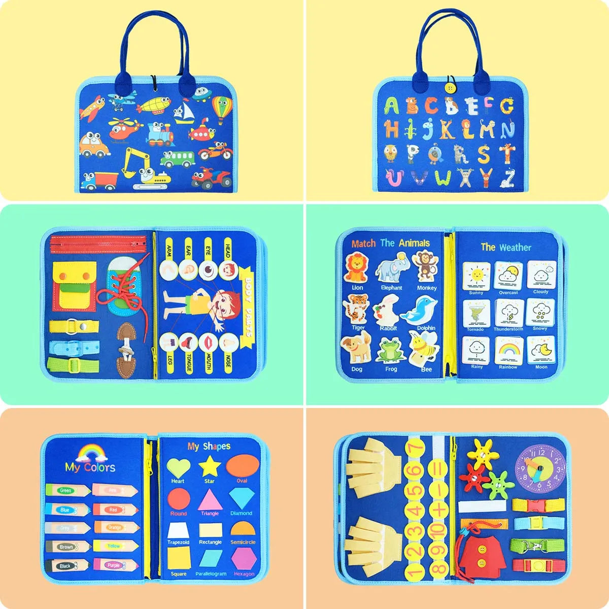 Gadgestix – TravelBusy™: Das kompakte Montessori-Aktivitätsboard für unterwegs