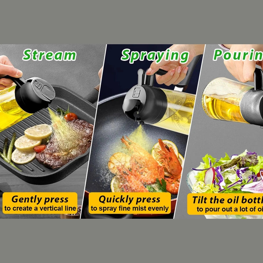 Gadgestix – OilMaster™: Präziser Ölsprüher für gesundes Kochen