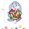 Gadgestix – StickyFun™ Montessori-Dartspiel für Kinder mit süßen Tiermotiven
