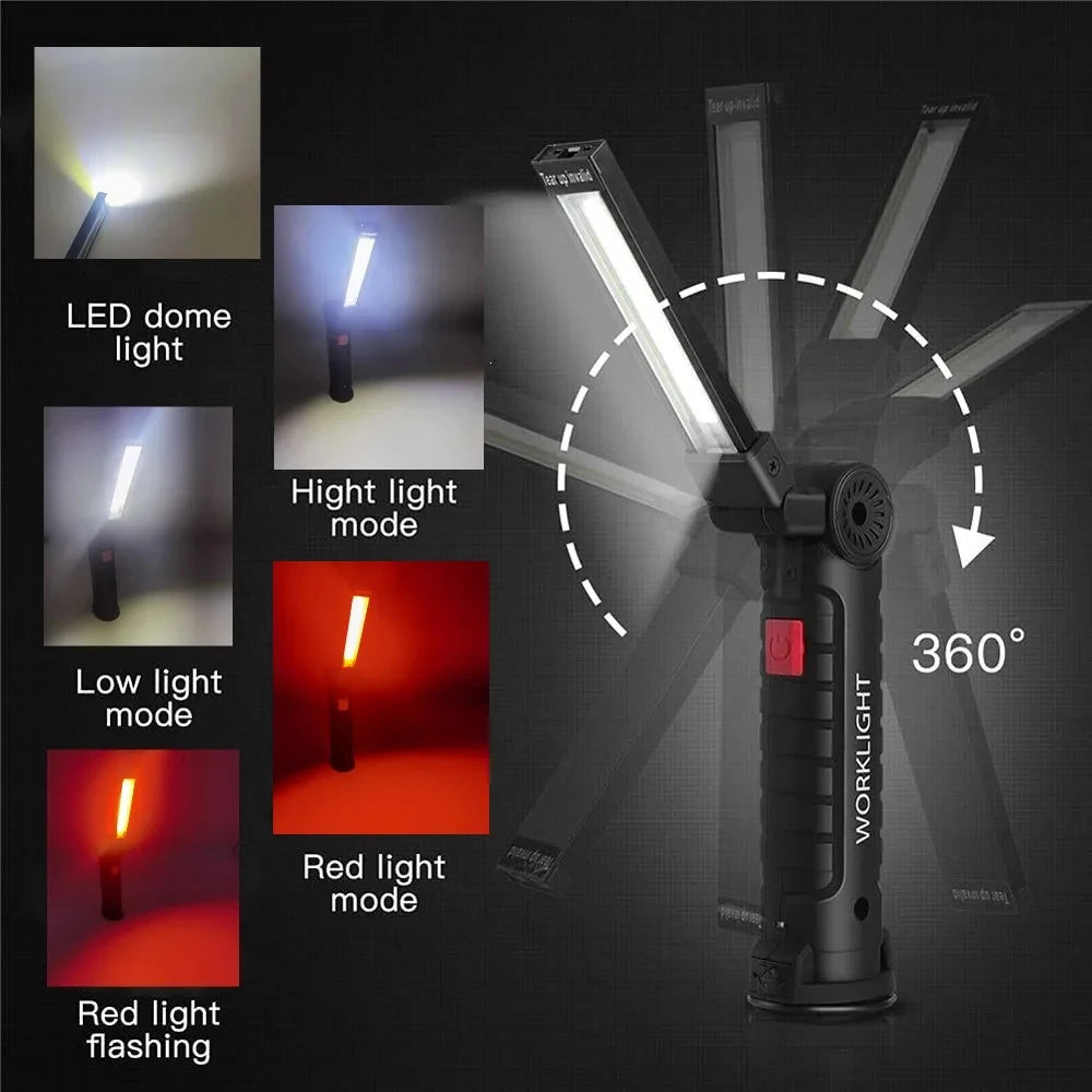 Gadgestix – UltraBeam™ Wiederaufladbare LED-Arbeits- & Campinglampe