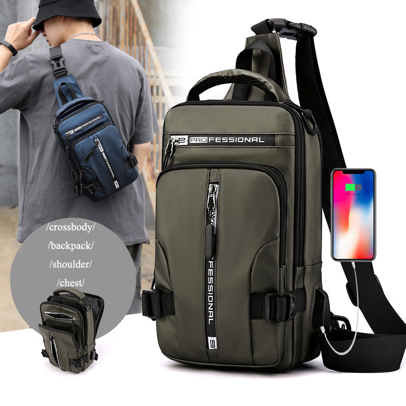 Gadgestix - Multifunktionaler Rucksack für Schulter und Brust